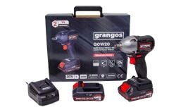 Grangos GCW20-T2 20V 2 Ah Çift Akülü Somun Sıkma