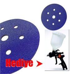 150mm Seramik Disk Zımpara / Boya Tabancası Hediyeli / 1000 adet