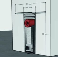 SQUARE / TT651 Serisi Kapı Altı Giyotini