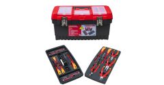 İzeltaş 8440001023 19'' Plastik Takım Çantası Elektrikçi Set (23 Parça)