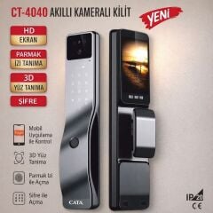 CATA Dijital Kapı Kilidi / Parmak İzi ve Yüz Tanıma
