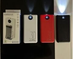 PW4000 El Fenerli Powerbank 30000 mAh Süper Hızlı Şarj