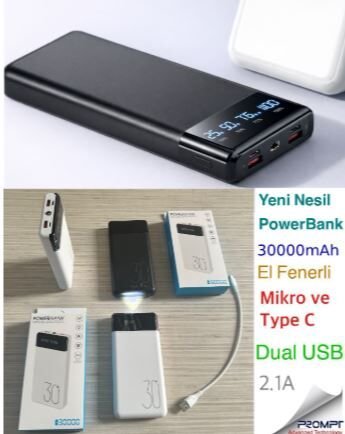 PW1000 El Fenerli Powerbank 30000 mAh